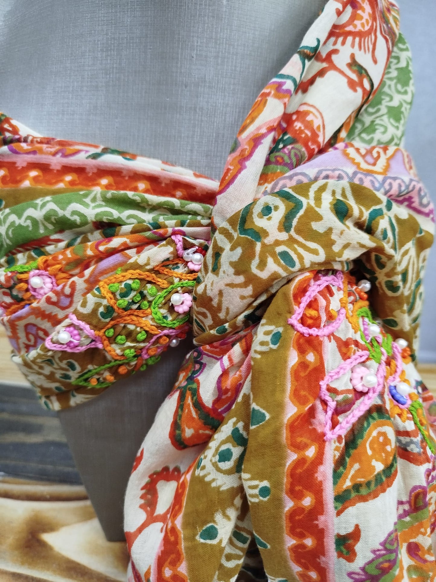 Foulard Alex-Max fantasia cachemire