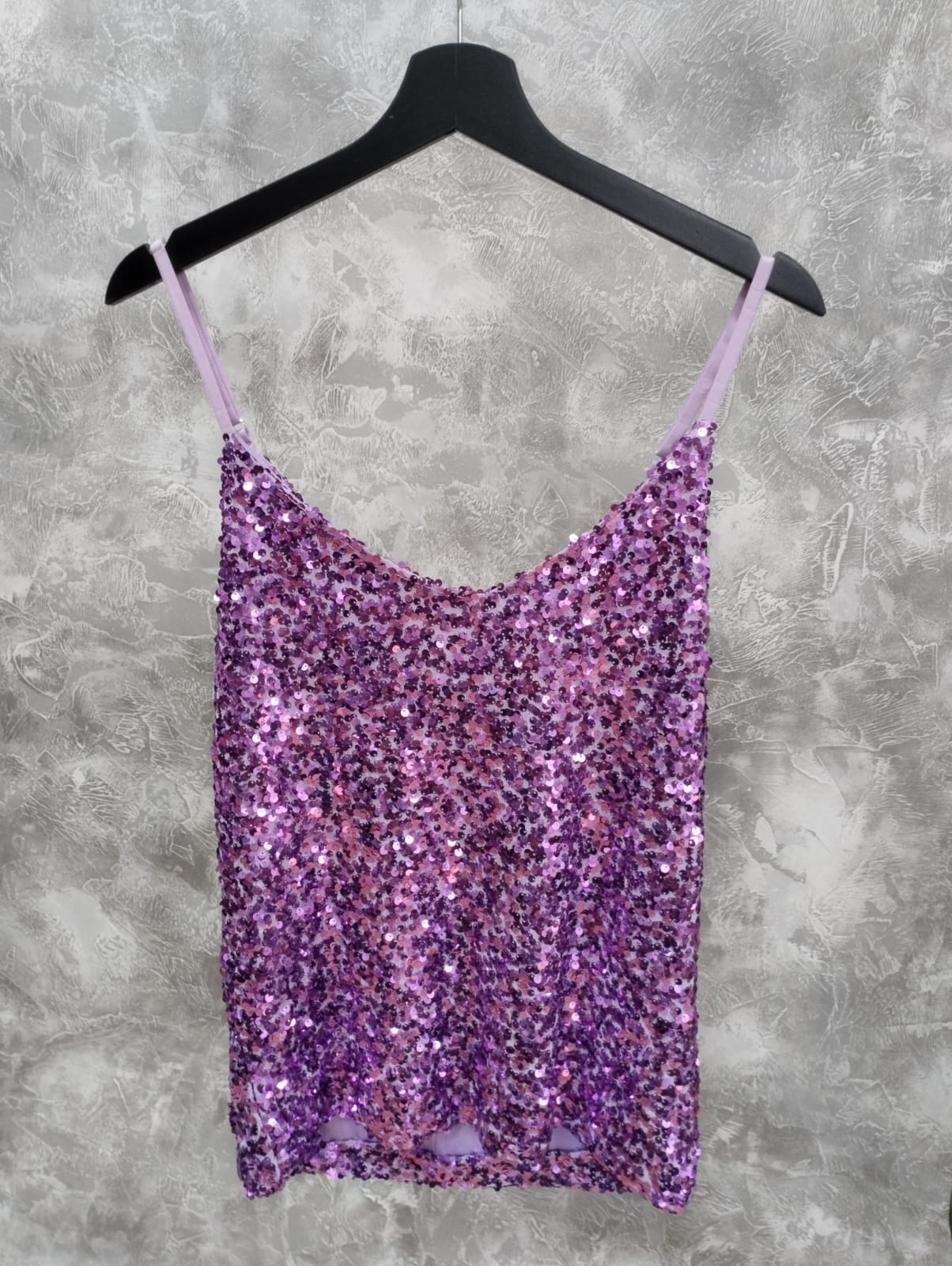 Top con paillettes