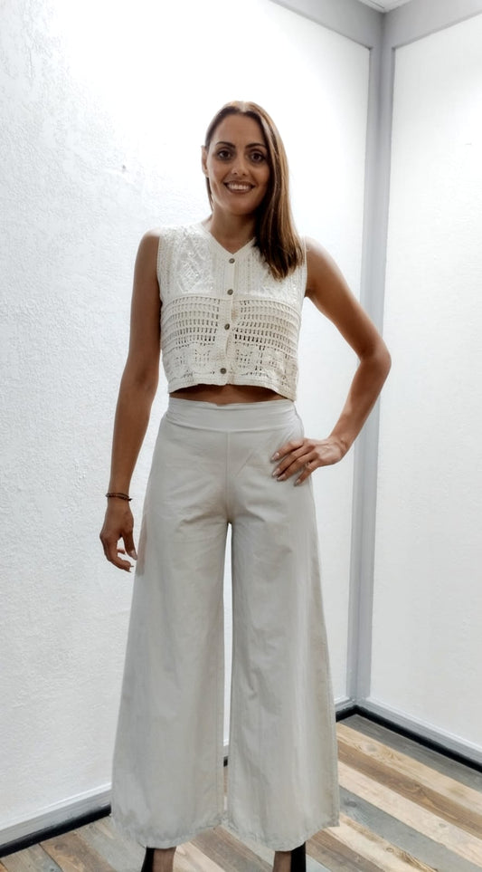 Pantalone ultraleggero a palazzo