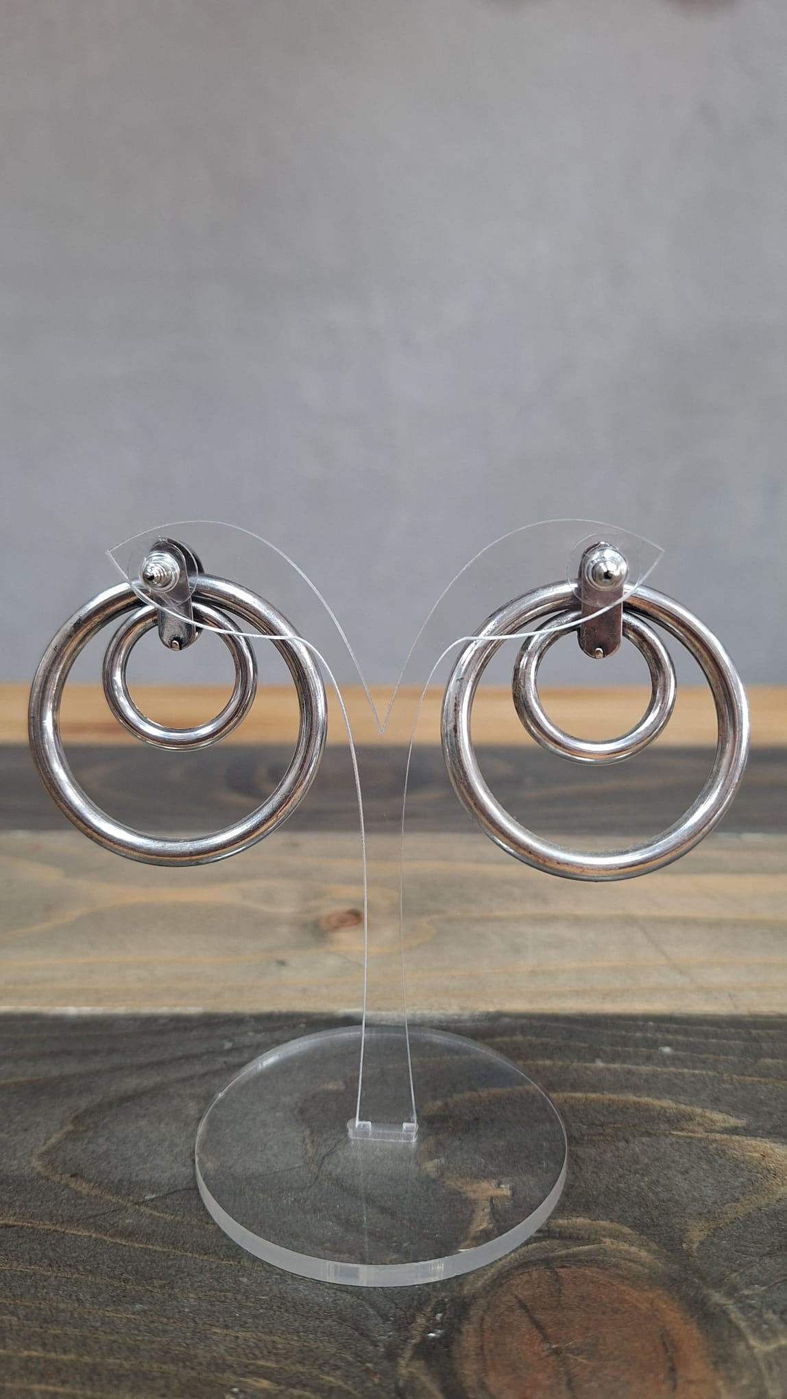 Orecchini doppio cerchio