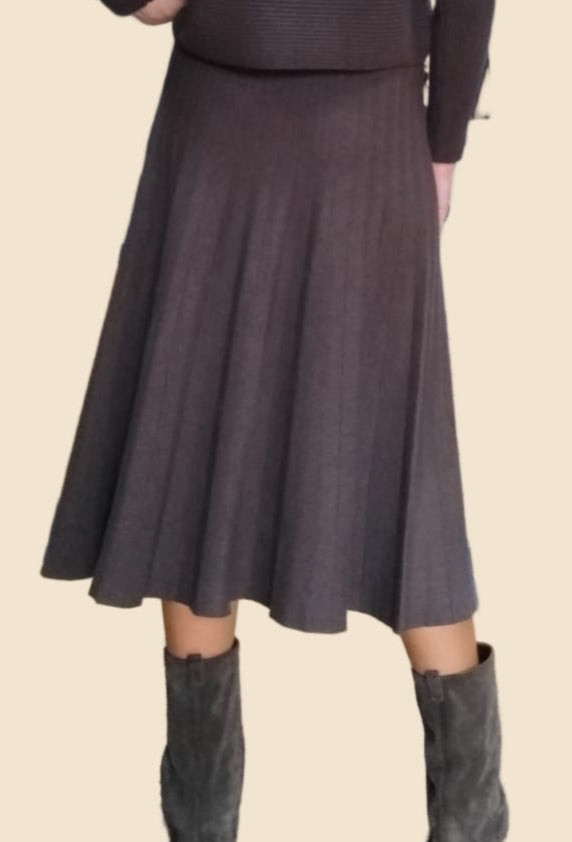 Gonna in morbida viscosa