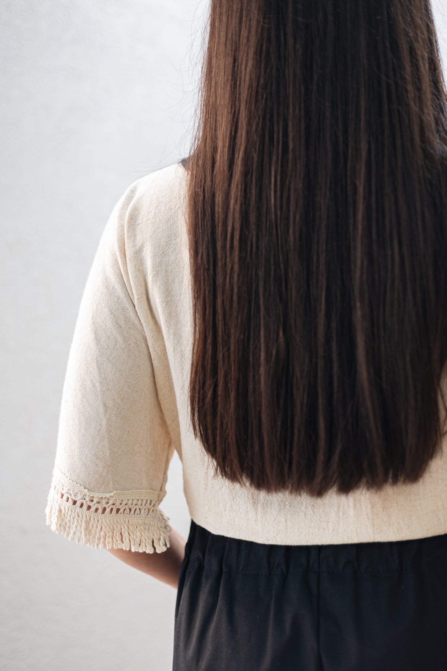 Camicia manica corta misto lino