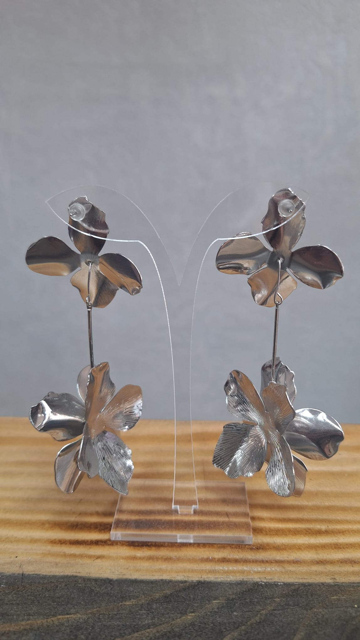 Orecchini fiore con pendente