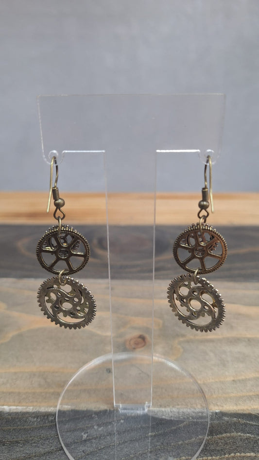 Orecchini ingranaggi