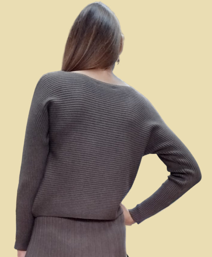 Pullover scollo barca