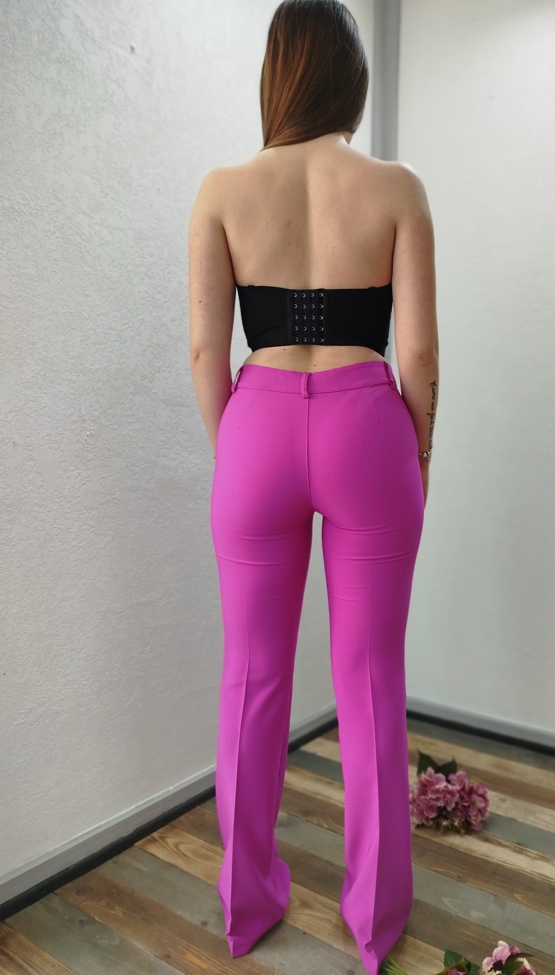 Corsetto con strass colorati