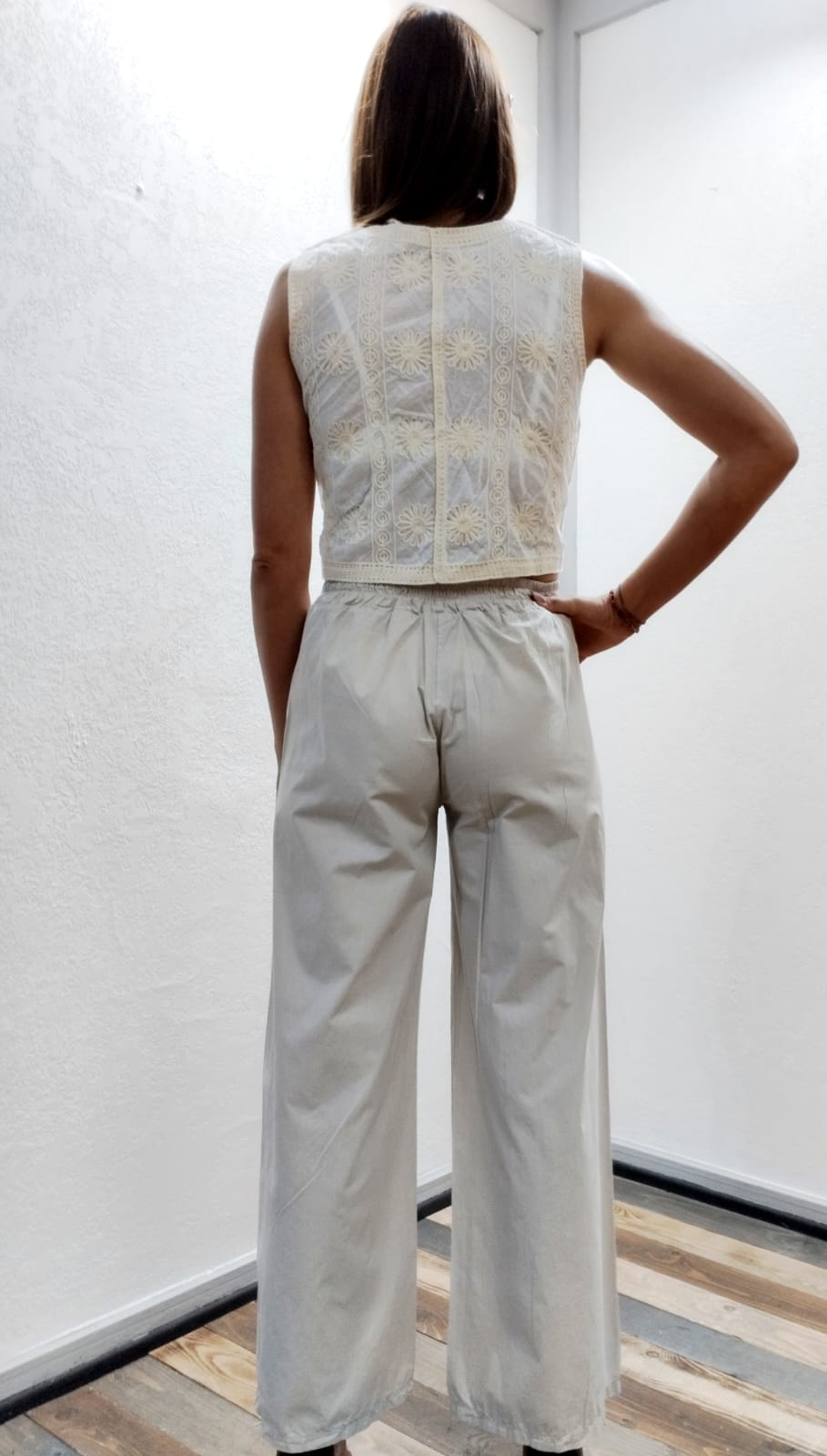 Pantalone ultraleggero a palazzo