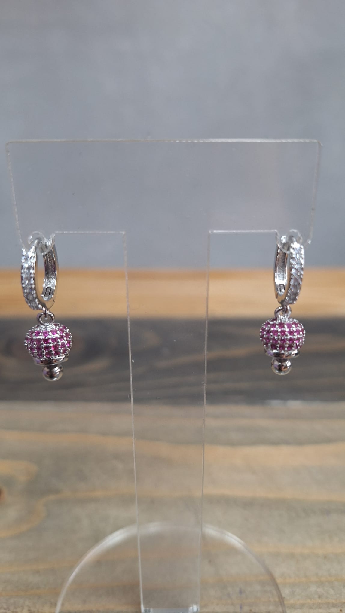 Orecchini campanella con strass