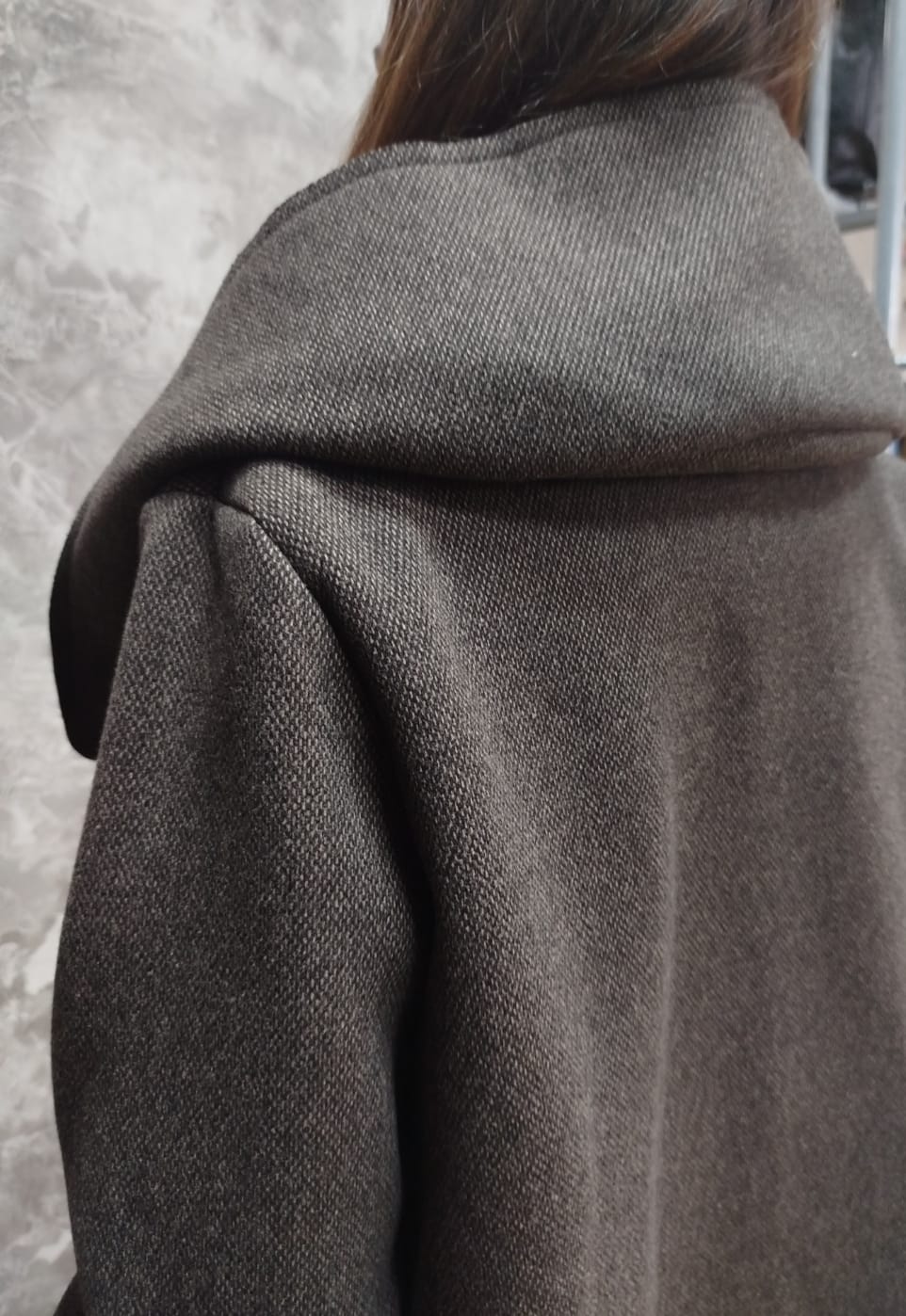 Cappotto corto asimmetrico