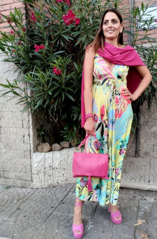 Abito fantasia esotica base lime