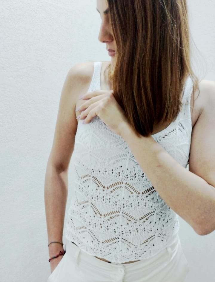 Canotta in filo di cotone