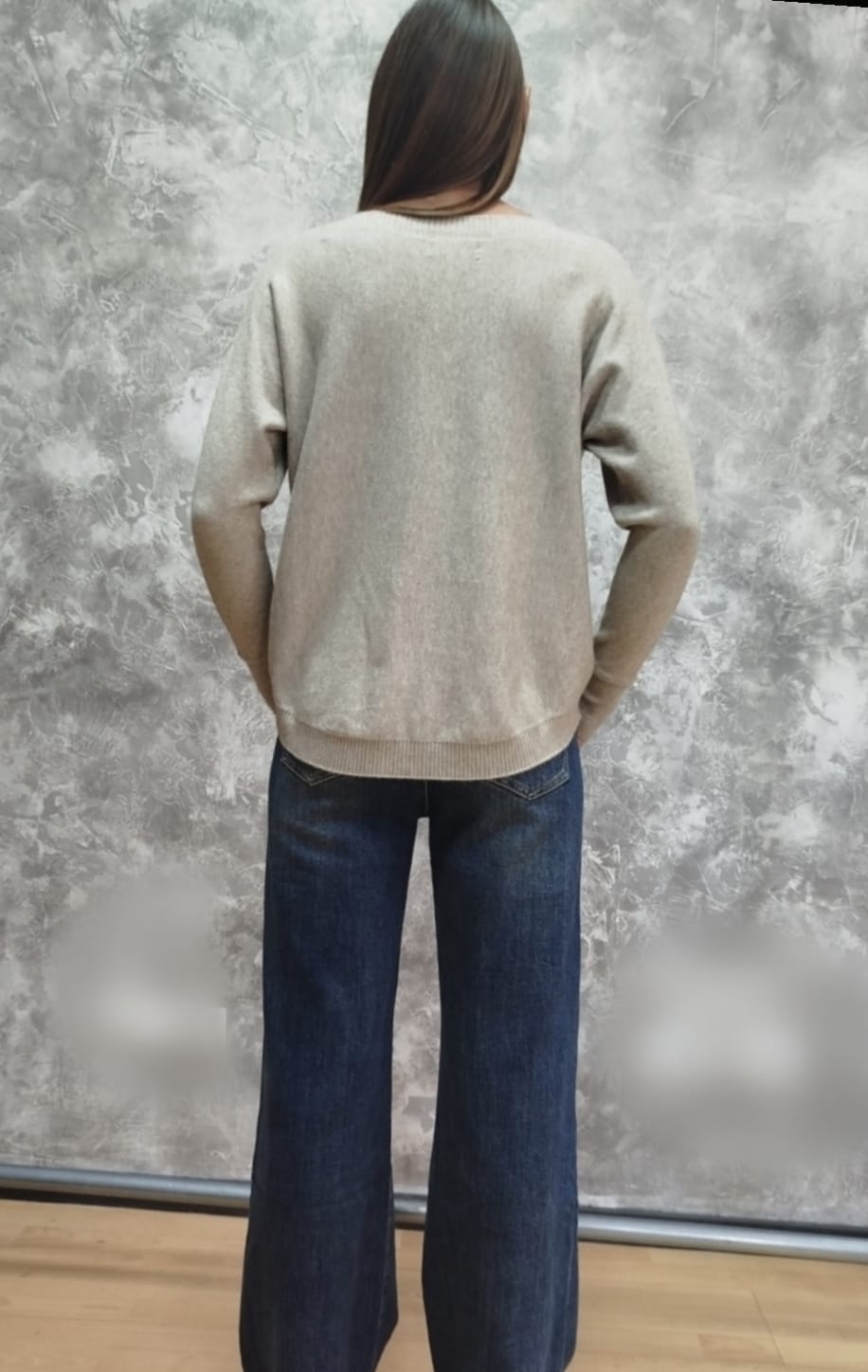 Pullover lavorazione treccia