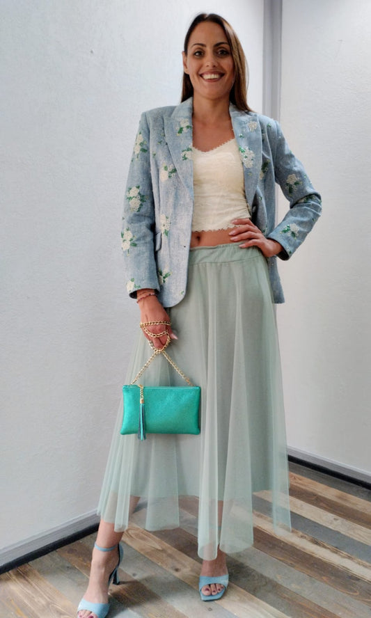 Pink Pepper Giacca denim