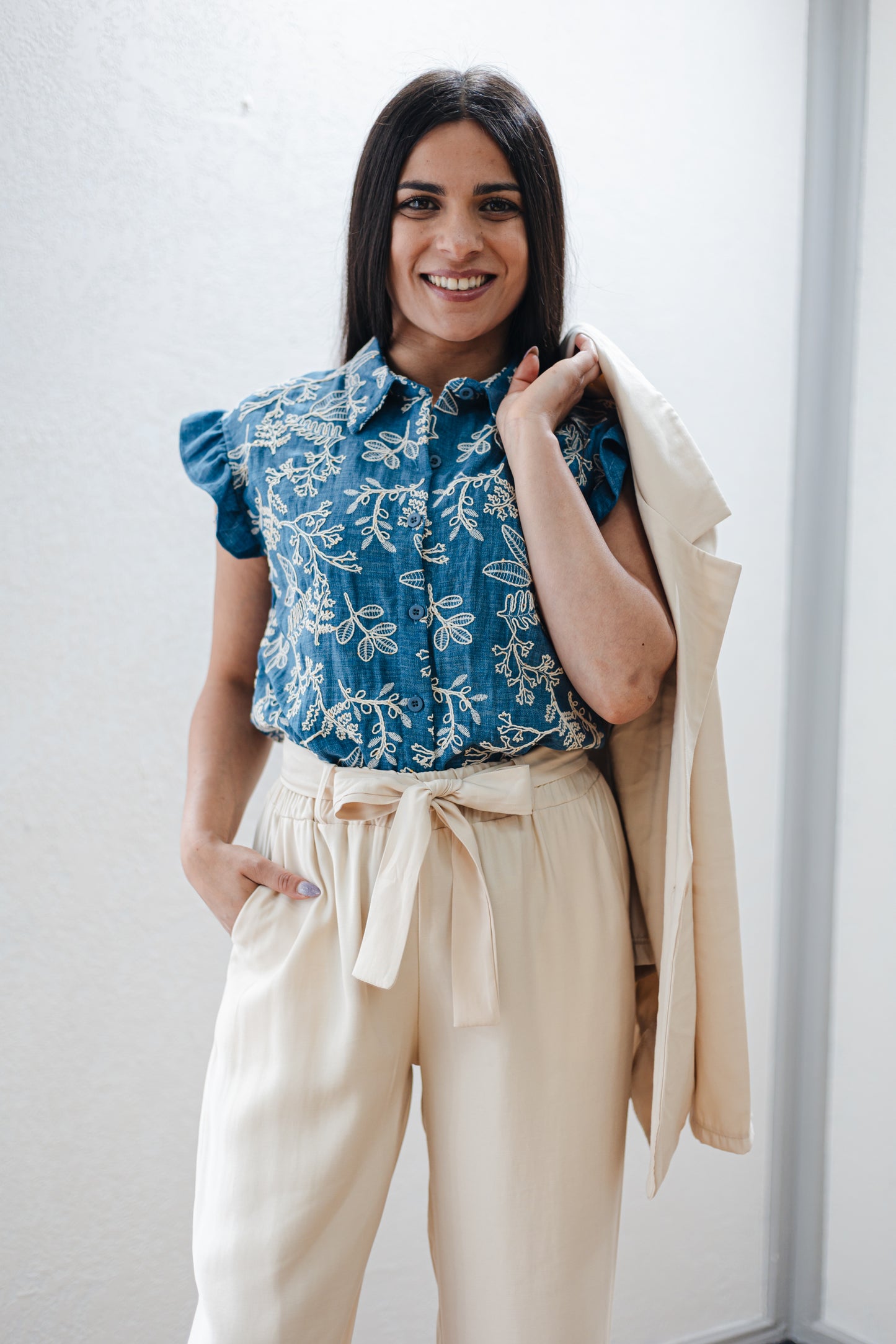 Pantalone con cintura