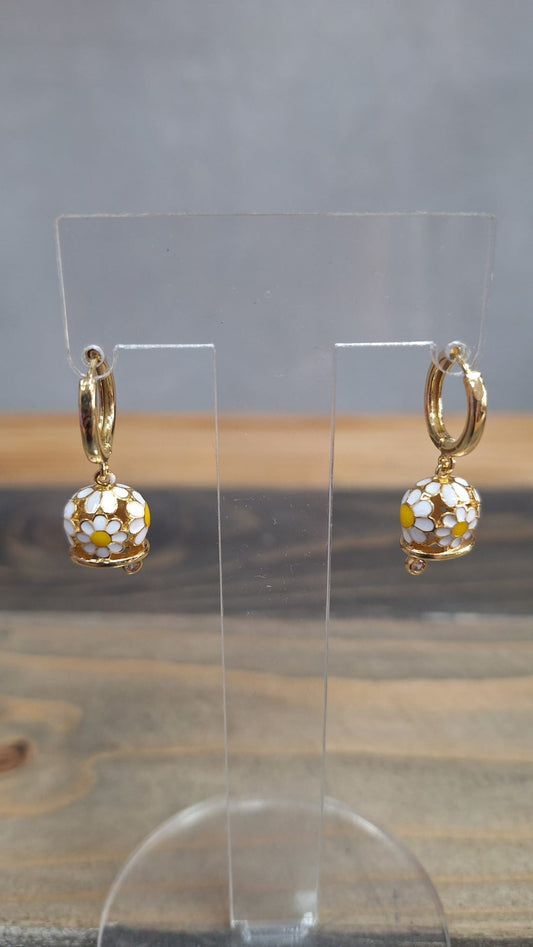 Orecchini campanella margherite