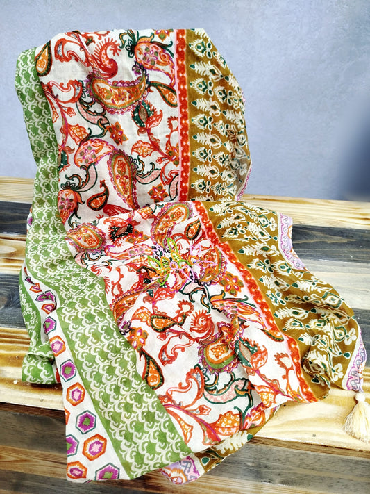 Foulard Alex-Max fantasia cachemire