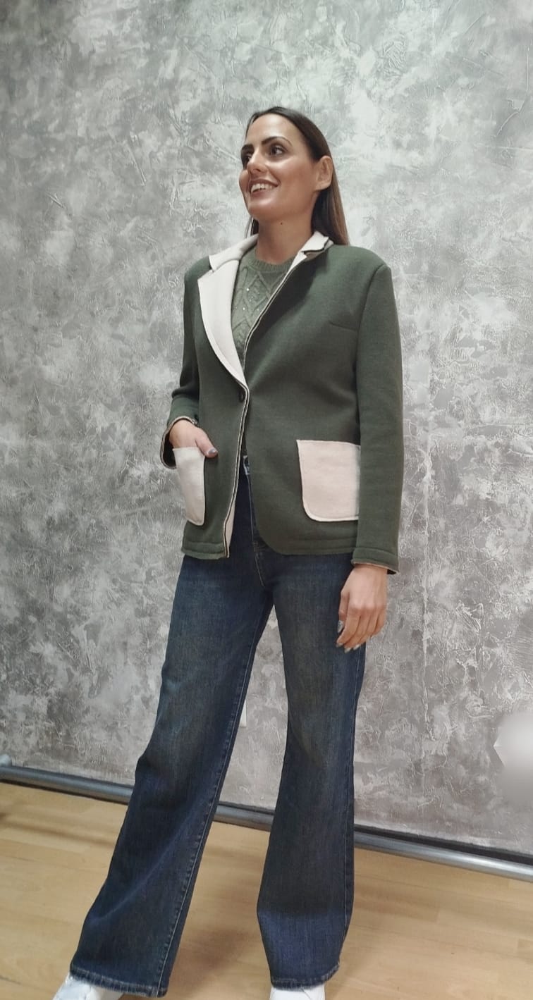 Giacca destrutturata