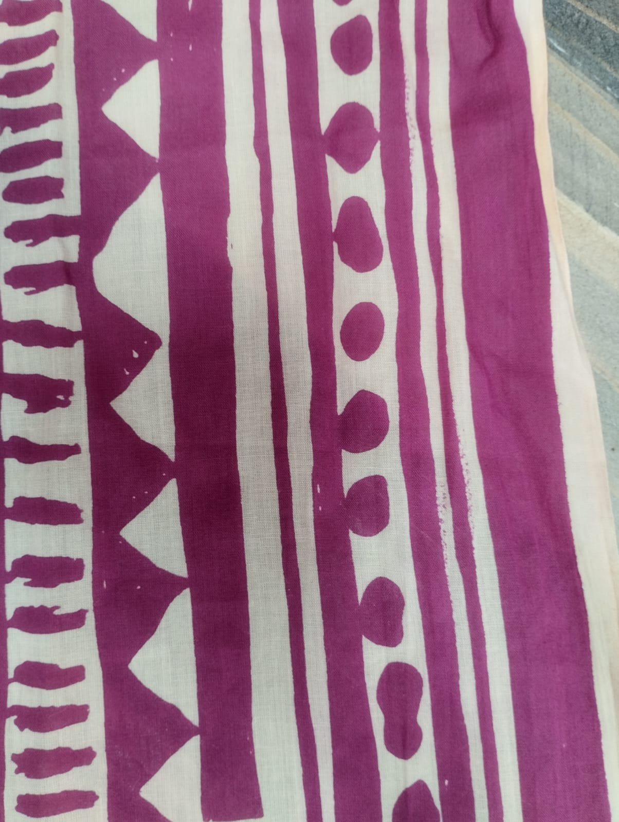 Foulard etnico fuxia