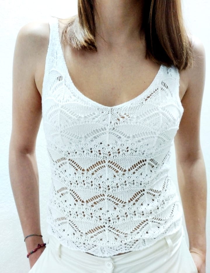 Canotta in filo di cotone