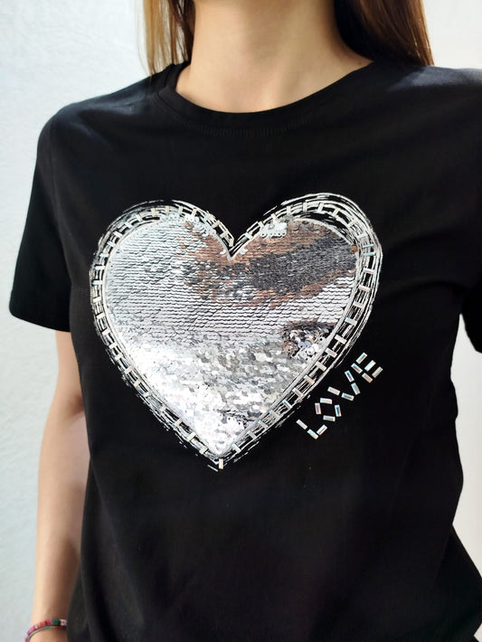 T-shirt cuore
