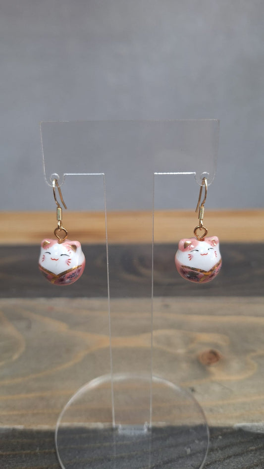 Orecchini gattini portafortuna