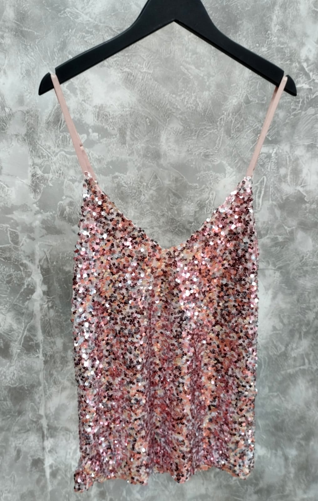 Top con paillettes