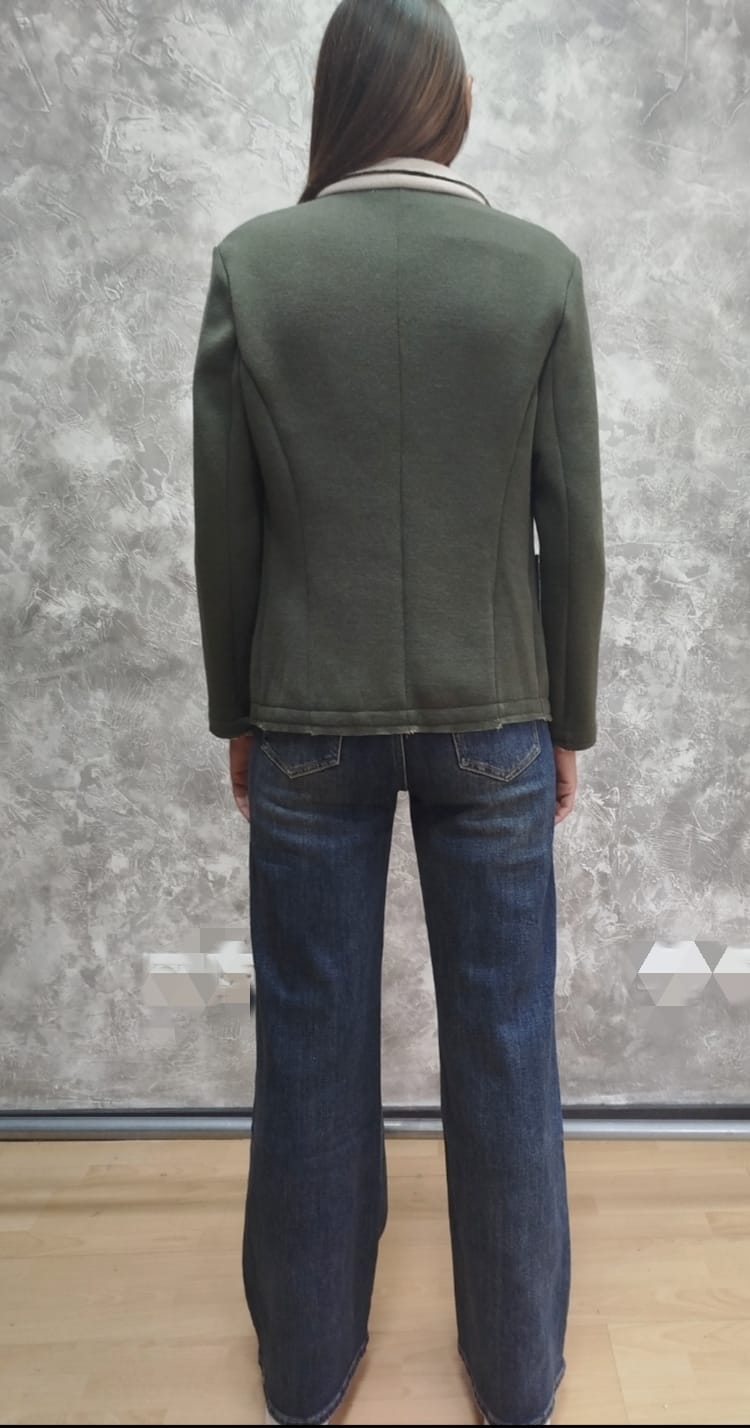 Giacca destrutturata