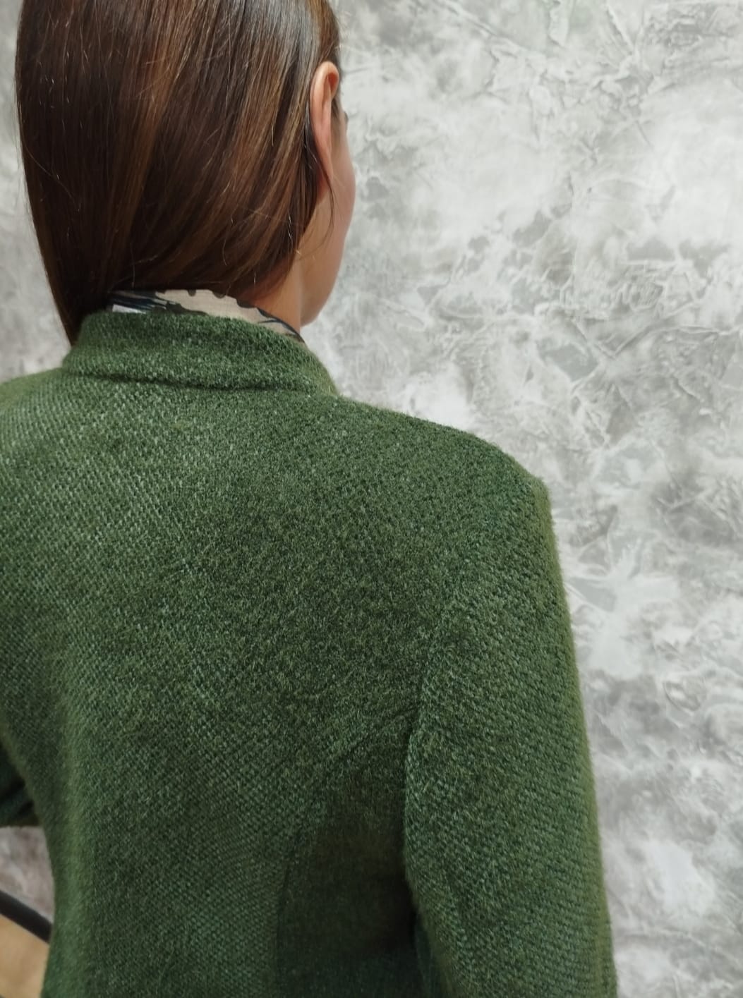 Giacca destrutturata in ciniglia