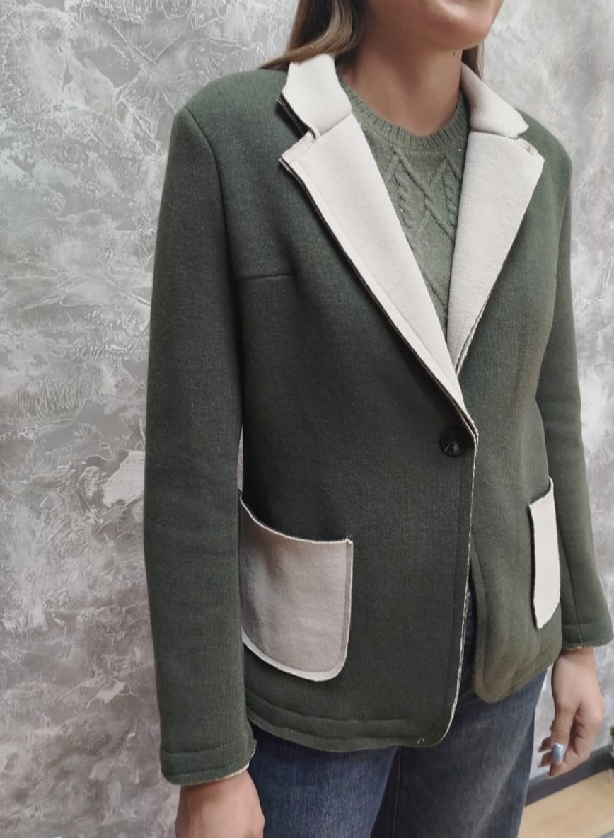 Giacca destrutturata