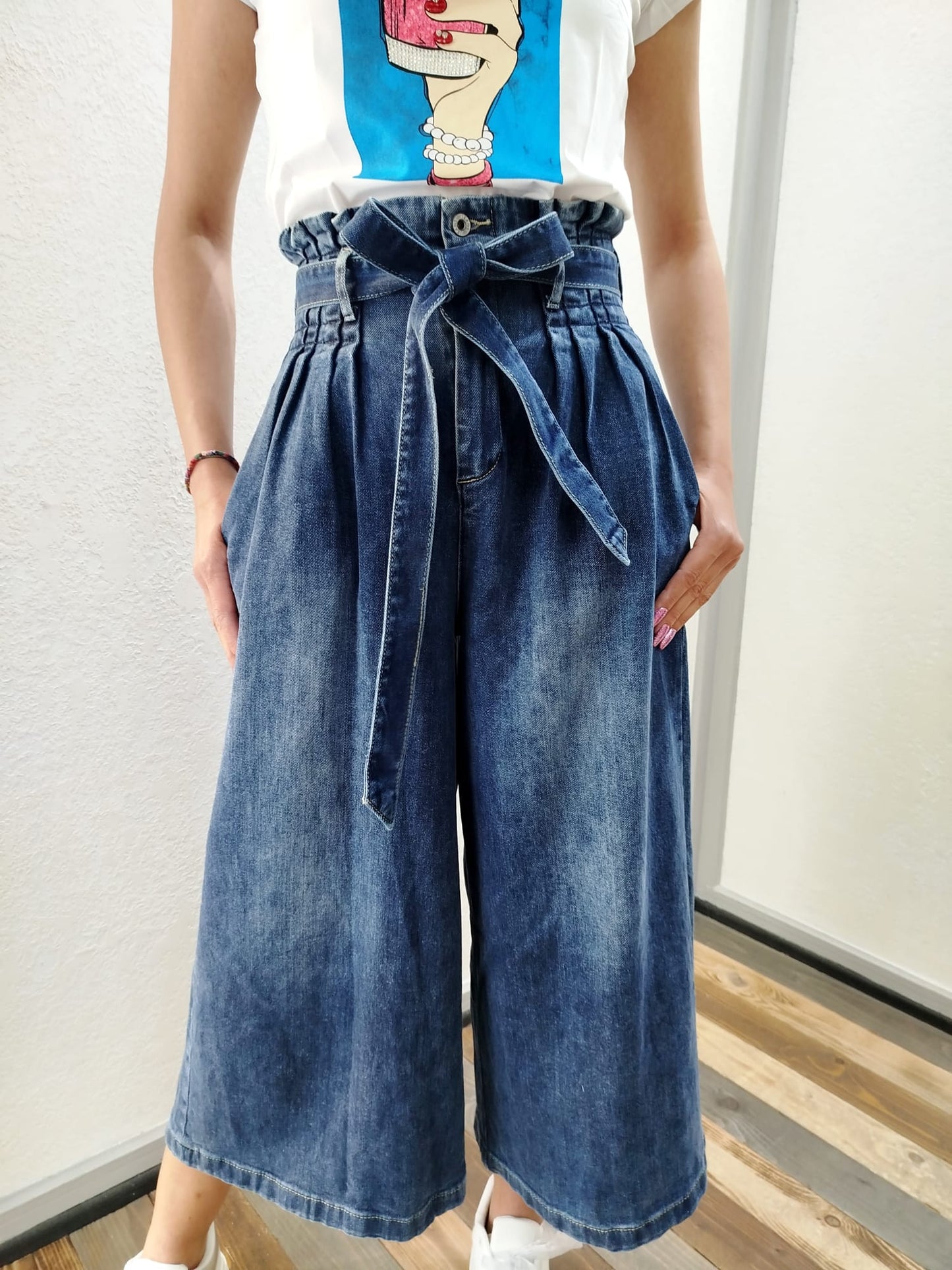 Jeans trapezio coreana