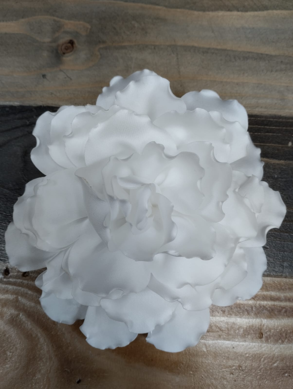 Spilla fiore raso media