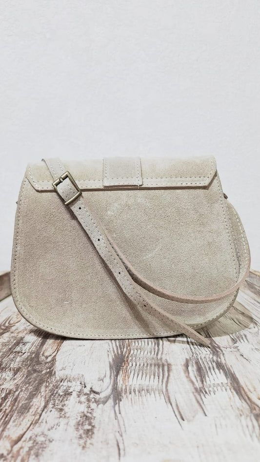 Borsa in pelle avana