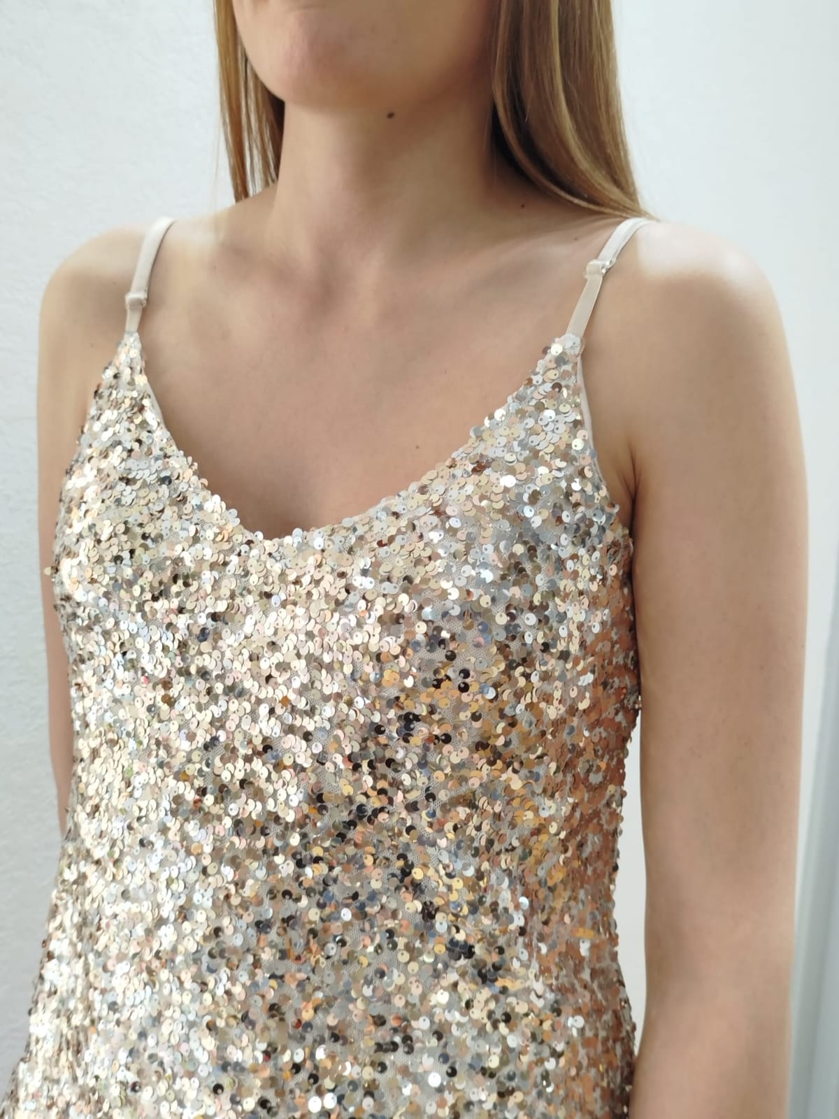 Top con paillettes