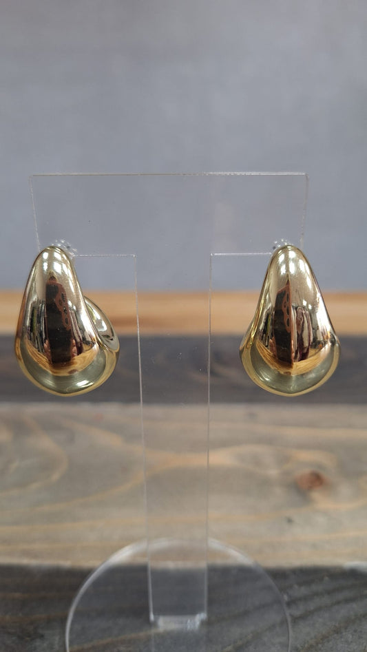 Orecchini a goccia color oro