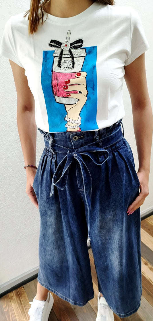 Jeans trapezio coreana