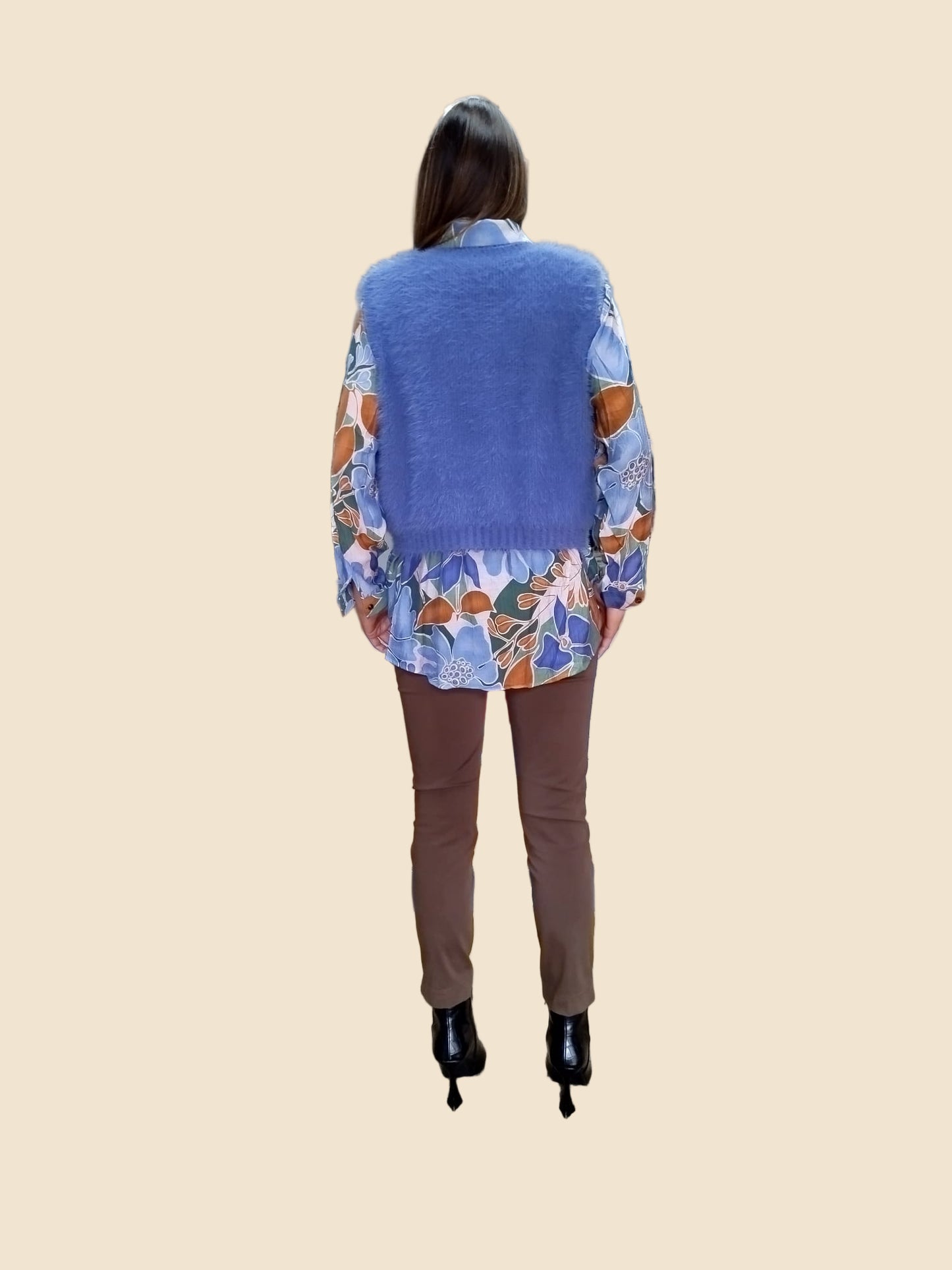 Pullover senza maniche