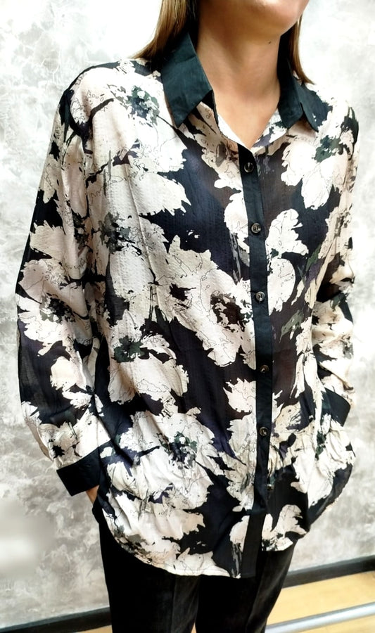 Camicia fantasia fiori