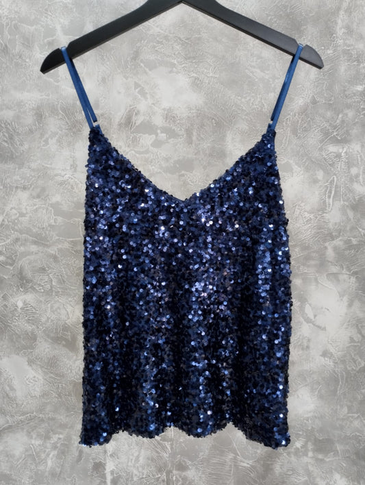 Top con paillettes