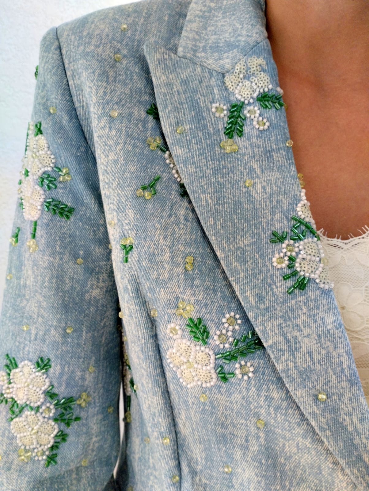 Pink Pepper Giacca denim