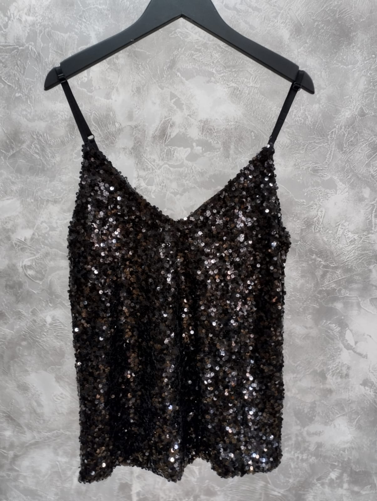 Top con paillettes