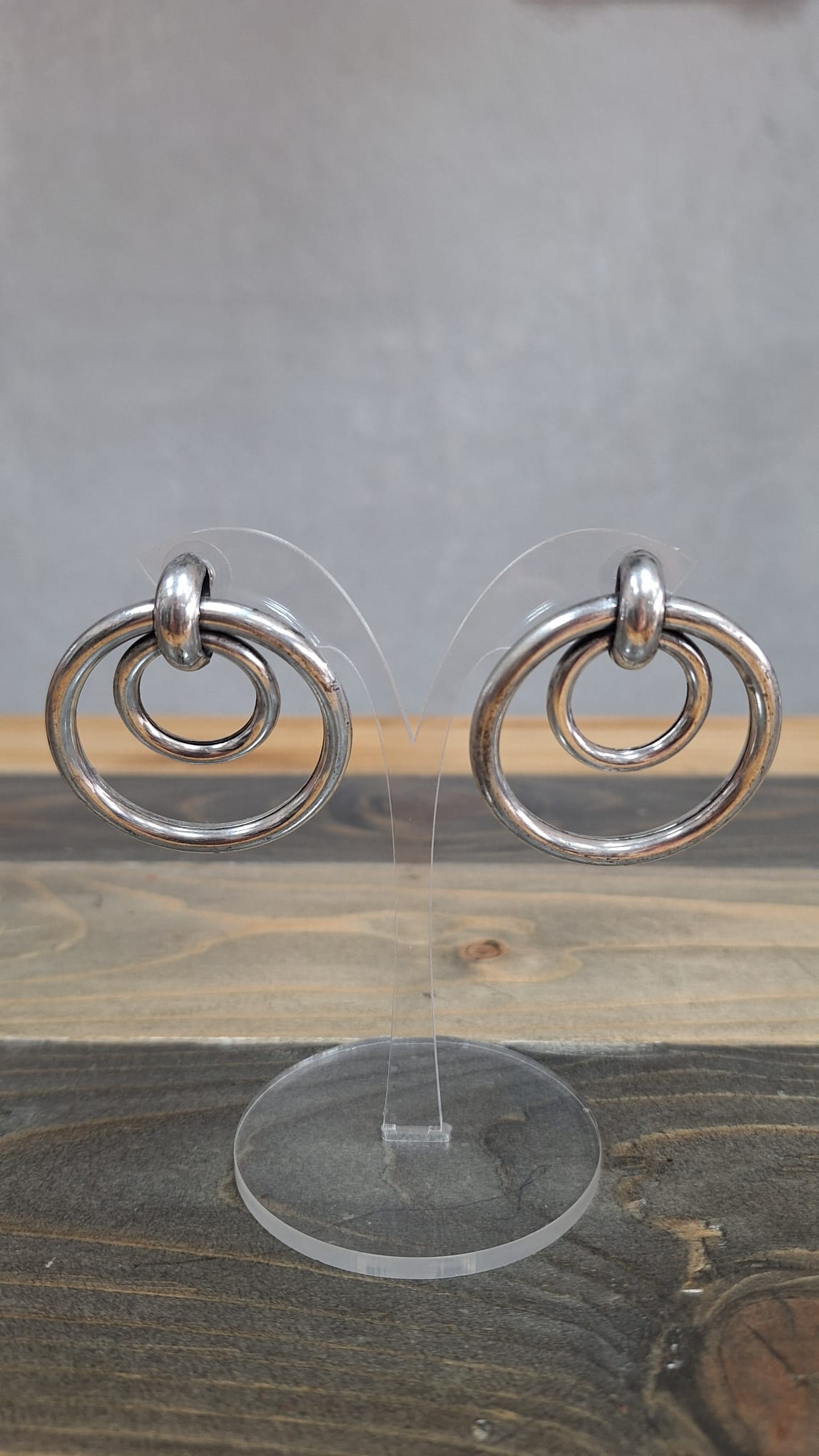 Orecchini doppio cerchio