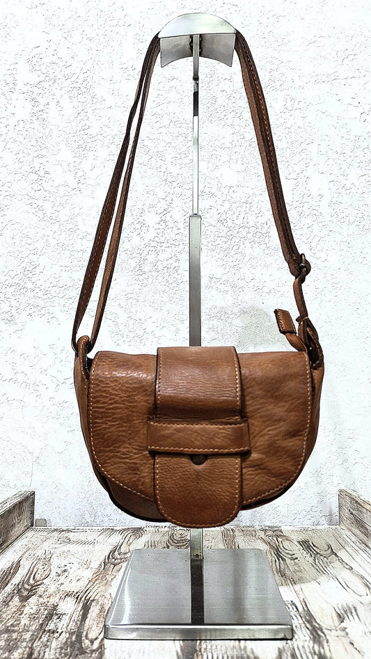 Borsetta in cuoio chiaro