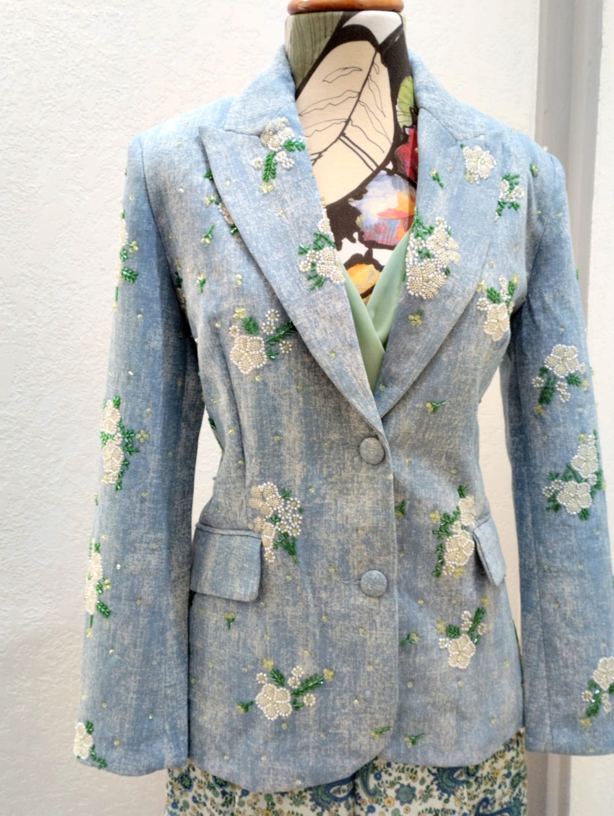 Pink Pepper Giacca denim