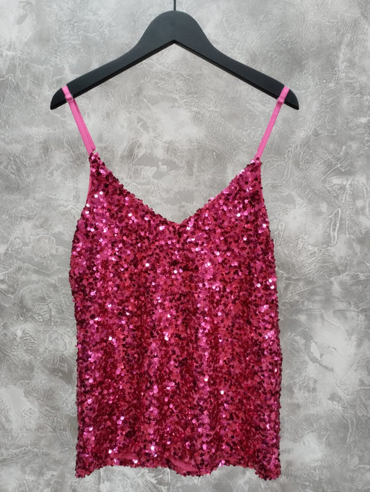 Top con paillettes