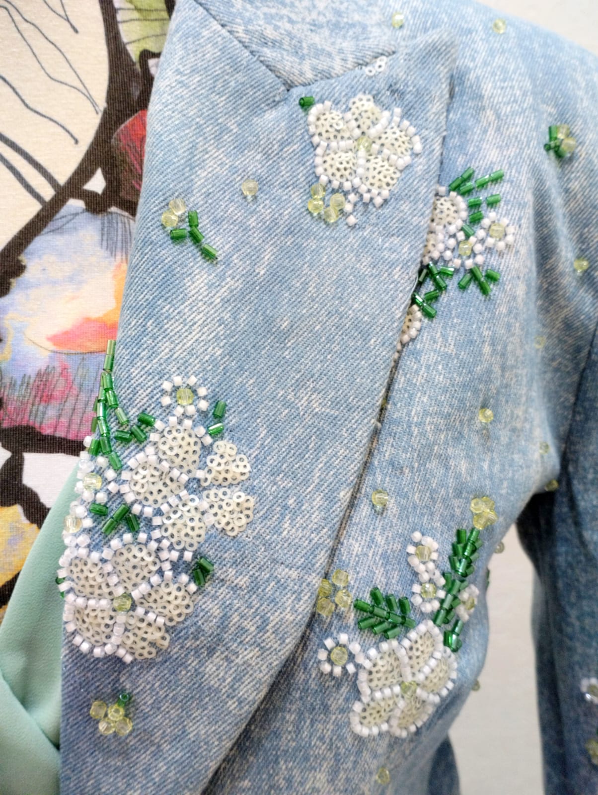 Pink Pepper Giacca denim