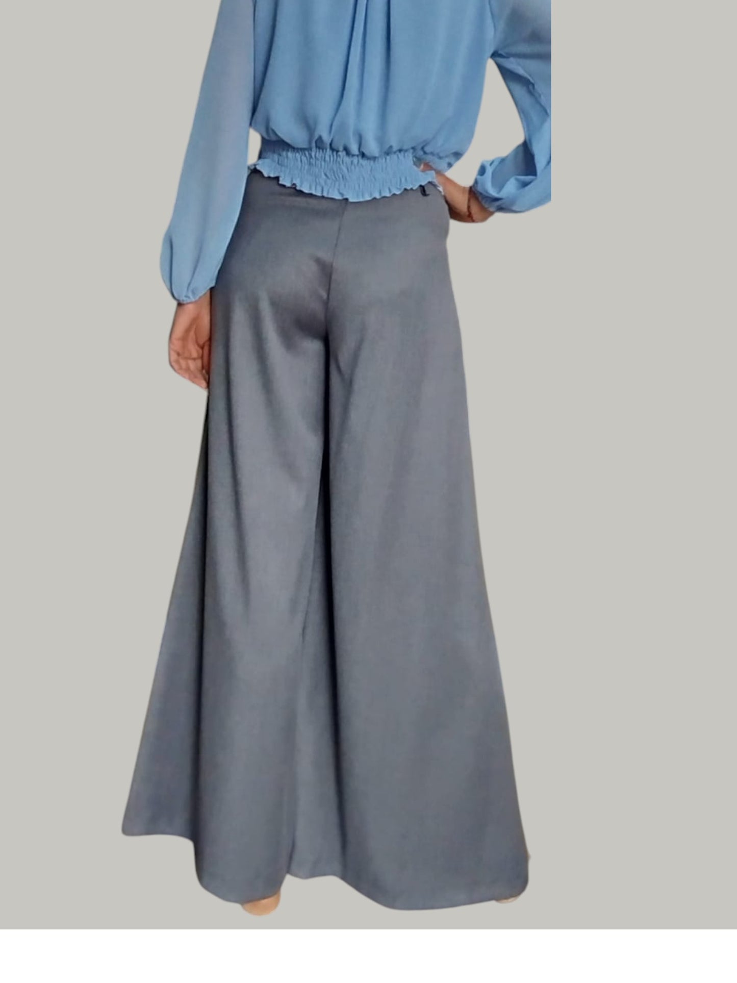 Pantalone gamba ampia