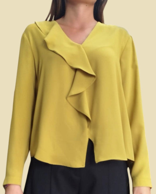 Blusa con volant
